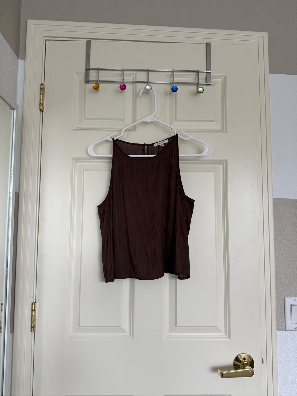 Z Supply Brown Silky Sleeveless Tank